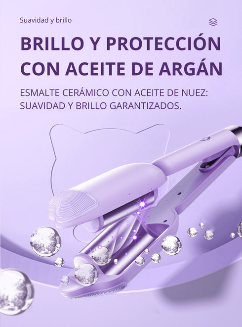 RizoEncanto FrenchWave - Rizador de Cabello Romántico - BellezaPlenitud